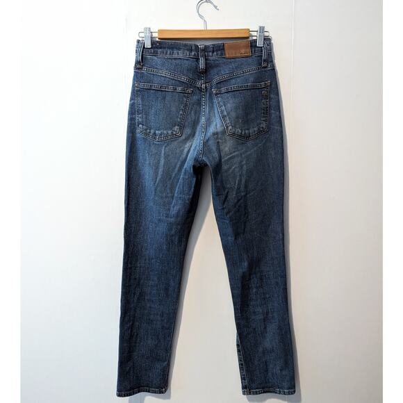 Madewell High Rise Slim Boy Jean Eco Edition Size 26 Medium Wash - Picture 3 of 8